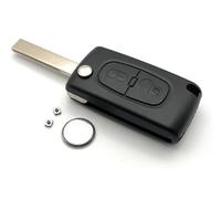 Automobile Locksmith Repair Kit for Peugeot Citroen Fiat 2 Button Flip Key Fob Case Battery Switches replacement Repair