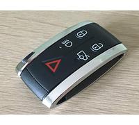 Automobile Locksmith Smart Keyless Entry Remote Fob Case Shell Replacement with Blank Blade for Jaguar X S-Type XF XK XKR key