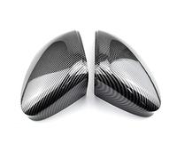 Automobile Mirror Cap, Car Side Wing Mirror Cover, for Golf, 8 MK8 GTE GTD R Line 2020 2021 Rearview Mirror Caps With Blind Spot Assist Hole(With Side Assist-2)