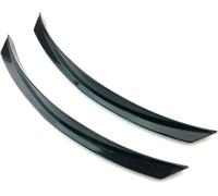 automobile mudguard 2 Pcs Universal Wheel Eyebrow For Fender Anti-collision Strip Car Accessories Car Wheel Eyebrow Bow Side Decorative For Fender(Black)