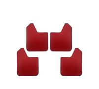 automobile mudguard For Car Van Pickup Universal Mud Flaps Rally Sport Armor Mud Flaps Black & Red PVC Mudguard Flares(F)