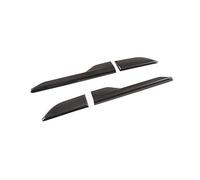 automobile mudguard For Vent Outlet Cover Trim Decorative Sticker Glossy Black Car Accessory for Land for Rover for Range for Evoque 2012-2018(Carbon Fiber)