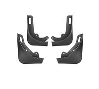Automobile Mudguard Matte Black Carbon Fiber Pattern Splash Guards Mud Flaps For Tesla For Model Y Mudflaps No Need To Drill Holes 2020 2021 2022 2023(A)