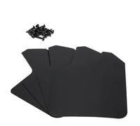 Automobile Mudguard Universal 4 Piece Mud Flaps Molded Splash Guards Basic Mudguard Fenders For Car Pickup Van Truck Black Car Accessories