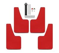 Automobile Mudguard Universal Splash Guards Molded Mudguard Car Carbon Fiber Effect Mud Flaps Towing Hook Decal Styling Accessories(E)