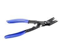 Automobile Panel Removal Tool - Multifunction Clip Remover, Headlight Prying Pliers | Sturdy Metal Construction, Red Blue Black Handle, Car Door Dashboard Upholstery Fastener Pulling Repair Workshop T