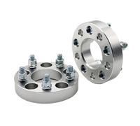 Automobile Wheel Hub Gasket For Chevrolet For Corvette 15 20 25 30 35mm PCD 5x120 CB 66.9mm Wheel Spacer Adapter 5 Lug Suit M14xP1.5 Hubcentric Wheel 2Pieces(2PCS 35mm Silver)