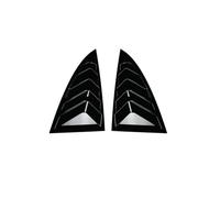Automobile Window Mouldings Fit For Tesla Model 3 Facelift 2024+ Triangular Louver Window Vinyl Sticker Car Decor Upgrade Side Window Louvers(Piano Black)