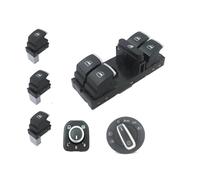 Automobile Window Regulator For VW For Golf GTI 5 6 For Jetta 6Pcs Window Switch Headlight Switches Power Lift 5ND959857 5ND941431B 5ND959565A 5ND959855