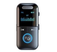 Automobile Wireless Adapter Set - Transmitter, Audio Receiver | Wireless Hands- Conversations and Music Streaming Car Wireless Adapter, Vehicle Wireless Adapter for Smartphone, Television, Pc