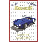 Automobile Word Search: Easy to Read Over 50 Puzzles 6x9 inches, 110 Pages
