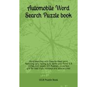 Automobile Word Search Puzzle book: Enjoy easy-to-read word searches featuring cars, racing, auto terms, and more! 6.9 inches, 110 pages, 50+ puzzles ... for road trips, holidays, and leisure time!