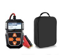 Automotive 12V Battery Tester, Voltage and Resistance Analyzer, CCA SOH SOC Diagnostic Tool, Plastic Metal Housing, Works with Flooded Spiral GEL Batteries