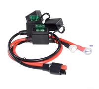 Automotive 30A Fuse Link Wire to O-Ring Terminal - Flexible PVC Insulated Cable for Car for battery Connection - 5.31mm² Quick Connect