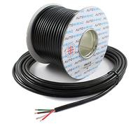 Automotive 4 Core Cable 12v 24v Thin Wall Multistrand Wire RED BROWN WHITE GREEN (1.5mm² 21Amps, 30 Meter on Roll)