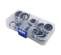 Automotive A/C Compressor Gasket Seal Repair Kit, 45 Pcs with 6 Sizes for Car Air Conditioning Systems