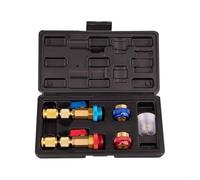 Automotive Ac Valve Core Removal Tool Wrench Kit For R134a And For R1234yf Systems Carbon Steel Build High Pressure Resistance Bayonet Style Grip For Easy Vehicle Air Conditioning For Service