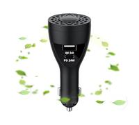 Automotive Air Fresheners - Ports Car Charger Adapter Fast | Ports Car Charger Adapter | Air Purifier - Adapter Fast Charging Odor Eliminator 2 In 1 Vehicle Accessories For Sedan