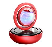 Automotive Air Fresheners,Solar-Powered Car Fragrance Ornament | Double-Ring Structure, Dashboard Accessories for Rv Truck Vehicle Decorations