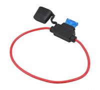 Automotive and Marine Fuse Holder Set with 5 Inline Holders, 12AWG and 16AWG Wiring, Compatible with ATOATC Fuses, Suitable for Electrical Circuit Protection in Cars, RVs, Yachts
