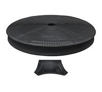 Automotive Authority Black Vinyl 1" Insert Molding Trim Screw Cover RV Camper Travel Trailer (Black, 35 ft)