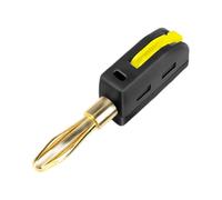 Automotive Banana Plug Featuring Gold Plated Surfaces for Enhances Conductivity and Signals Solderless Banana Plug