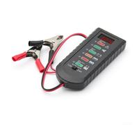 Automotive Battery and Alternator Tester 12V 24V with Load Testing Function for Fast Battery Fault Detection on Vehicles Including Forklifts and Marine Vessels