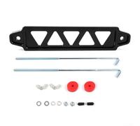 Automotive Battery Mounting Bracket Bar 190mm Aluminum Alloy For Honda Civic EG Featuring Oxidation Resistance And Heat Dissipation(Black)