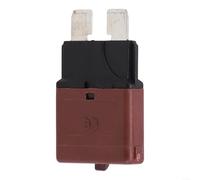 Automotive Blade Fuse Circuit Breaker 12V 24V Resettable Thermal Overload Protector with Automatic or Manual Reset for RV Boat Marine and Racing Applications,(10A)