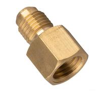 Automotive Brass Adapter With Internal 1/4 Inch And External 1/2 Inch ACME Thread Providing Secure Connection Under Working Pressure