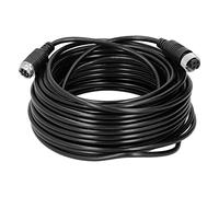 Automotive Camera Extension Cable - Stable Male Screw Connector, Shielded Copper Wire for Anti - Interference, Durable PVC Jacket for Car Trailer Bus Use (20m / 65.6ft)