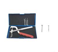 Automotive Car Flip Key Pin Removal Tool with Clamp for Folding Key Repair and Blade Pin Replacement Suitable for Most Car Models (Total Set)