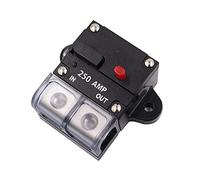 Automotive Circuit Breaker Overload Protection High Conductivity Replacement Manual Sound Box Security Fuse Accessories Automatic switch (Color : Black Button 250a)