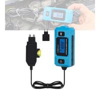 Automotive Circuit Fault Probe Tester, 0.01A~19.99A High-Precision Current Tester, 20A 48V Car Relay Fuse Blade Checker, Built-in Front Light with Blue Backlit LCD Screen