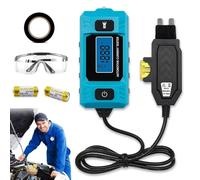 Automotive Circuit Fault Probe Tester, 2-In-1 High-Precision Current Tester, Automotive 20A 48V Car Relay Fuse Testers with LED Display and Lighting for Vehicle (B)