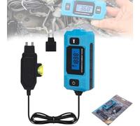 Automotive Circuit Fault Probe Tester, 20A 48V Car Relay Fuse Blade Checker with Blue Backlit LCD Display, Portable High-Precision Current Tester for Wire Tracing Short Open Finding and Lighting 1PC