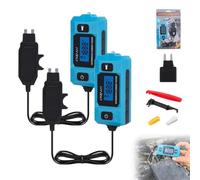 Automotive Circuit Fault Probe Tester, High-Precision Car Relay Fuse Blade Checker with LED Display and Lighting, Portable 20a 48v Water Proof 2-in-1 Wire Short Finder for Various Vehicles(2pc)