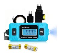 Automotive Circuit Fault Probe Tester, Portable Cnbj 611 Tester, 20A 48V High-Precision Current Tester, 2-in-1 Power Short Finder, Car Relay Fuse Blade Checker with LED Display and Light (2PCS)