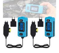 Automotive Circuit Fault Probe Tester, Portable High-Precision 20a 48v Car Circuit Probe Tester with Led Display & Front Lighting, Water Proof Car Relay Fuse Blade Checkers for Various Vehicles