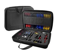 Automotive Circuit Test Leads Kit, 92PCS Multimeter Test Lead Set Includes Probes Wire Connector Alligator Clips, Car Fault Diagnostic Testing Kits with Case for Any Multimeter & Various Vehicles