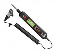 Automotive Circuit Tester 2V-100V DC Smart Car Voltage Electrical Tester Digital Test Light Power Circuit Probe with Flashlight Backlight Polarity Continuity Fuse Tester for Car Battery