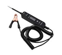 Automotive Circuit Tester Digital LED Display 6V to 75V DC Voltage Detection Polarity Continuity Checker for Car Truck Motorcycle Vehicle Maintenance Plastic 9.06 Inches (Black)