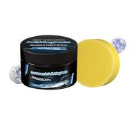 Automotive Coating Polishing Paste | Enhanced Protection Layer | 50g | Titanium Ceramic Wax Cream | Car Coating And Polishing Wax | Long-Lasting | For RVs Garage Detailing