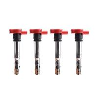 Automotive Coil Packs For A3 A4 Q5 TT 1.8 2.0T Car Ignition Coil OEM 06E905115 ABCDE 07K905715F Ignition Coil(4pcs)