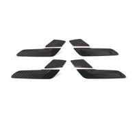 Automotive Components ABS Carbon Fiber Matte Black Orange Car Inner Door Pull Handle Cover Trim Sticker For Maverick 2022 Interior Accessories(Carbon fiber)