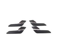 Automotive Components ABS Carbon Fiber Matte Black Orange Car Inner Door Pull Handle Cover Trim Sticker For Maverick 2022 Interior Accessories(Black)