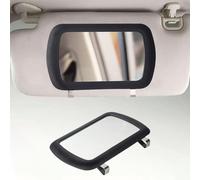 Automotive Cosmetic Vanity Mirror for Car Sun Visor with Secure Clip Mount and Sunshading Protection