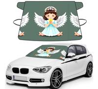 Automotive Cute little angel Printed Windshield Covers Suitable For Most Cars Sedans And Trucks