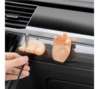 Automotive Dashboard Suction Hook for Organizing Portable Electronics Cords Keys and Small Personal Belongings (OK+Big toe)