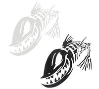 Automotive Decal - Car Body Sticker, Fishing Decal Sticker, Reflective Visual | Weather Resistant Graphic for Nighttime Visibility Personal Expression Styling Exterior Vehicle Custom Art Pack